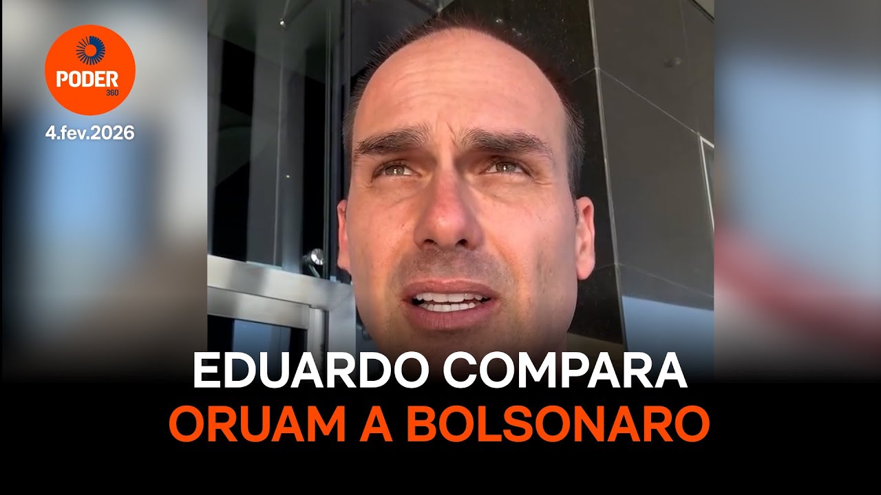 Eduardo compara violação de tornozeleira de Oruam a de Bolsonaro