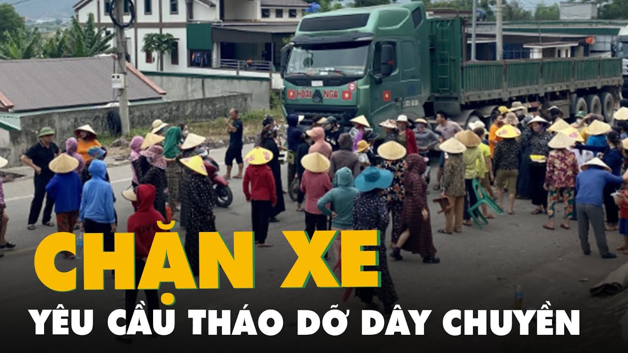 Vụ dân chặn xe tải vào cảng biển: Yêu cầu tháo dỡ dây chuyền sàng than