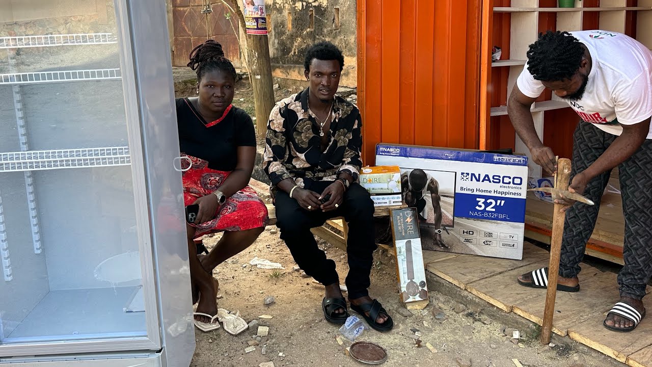 UNBELIEVABLE🤫😳OG’S FAN SURPRISE MAMA ANGE🎉FRIDGE,TV CEILING FAN ETC🥰TO SUPPORT HER NEW SHOP🔥🔥🔥