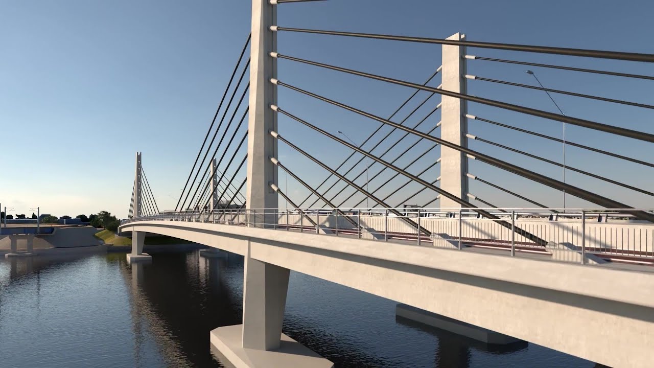 Swan River Crossing - Bridge Animation - Extended Version