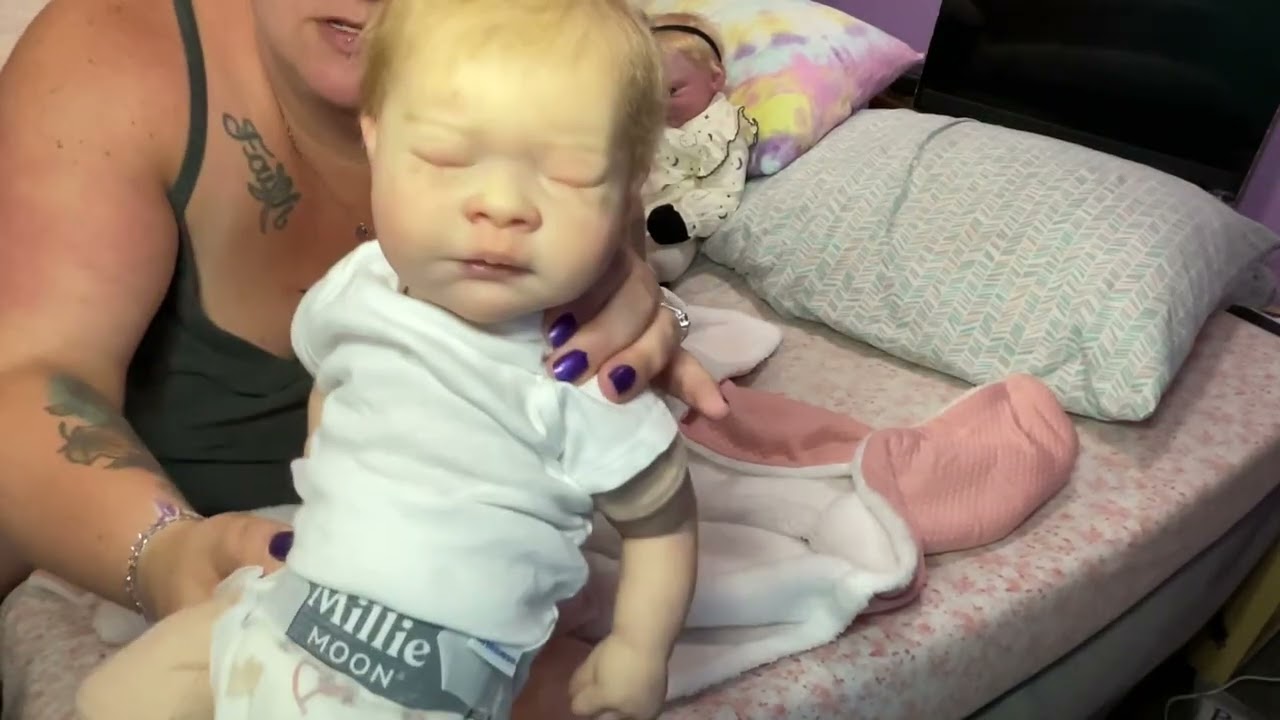 Reborn doll box opening video