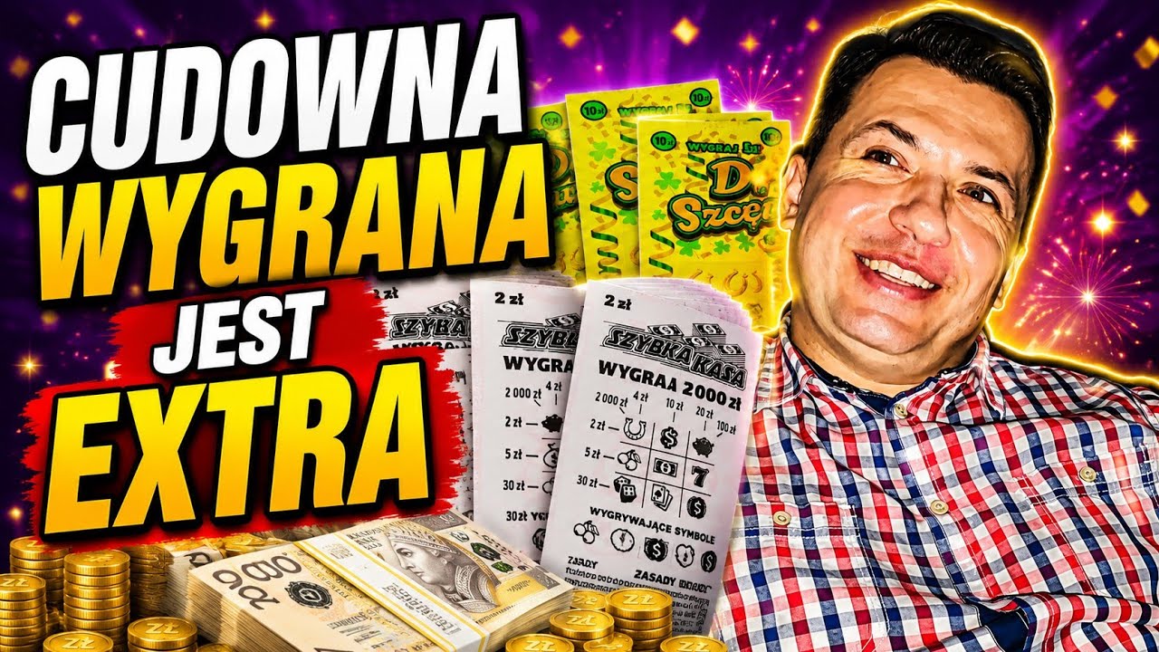 CUDOWNA WYGRANA JEST EXTRA Zdrapki Lotto