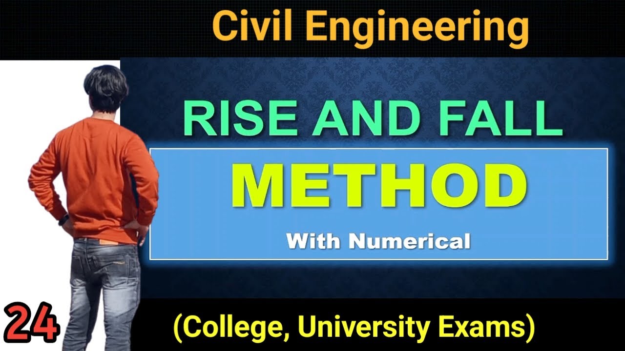 Rise and Fall method numerical basic civil Engineering rgpv first year | civil rgpv levelling