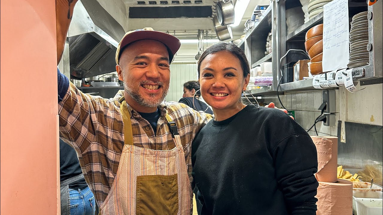 Cooking Filipino food in Paris w/ chef Erica Paredes of Reyna. #filipinofoodforward 🇵🇭🔪✨