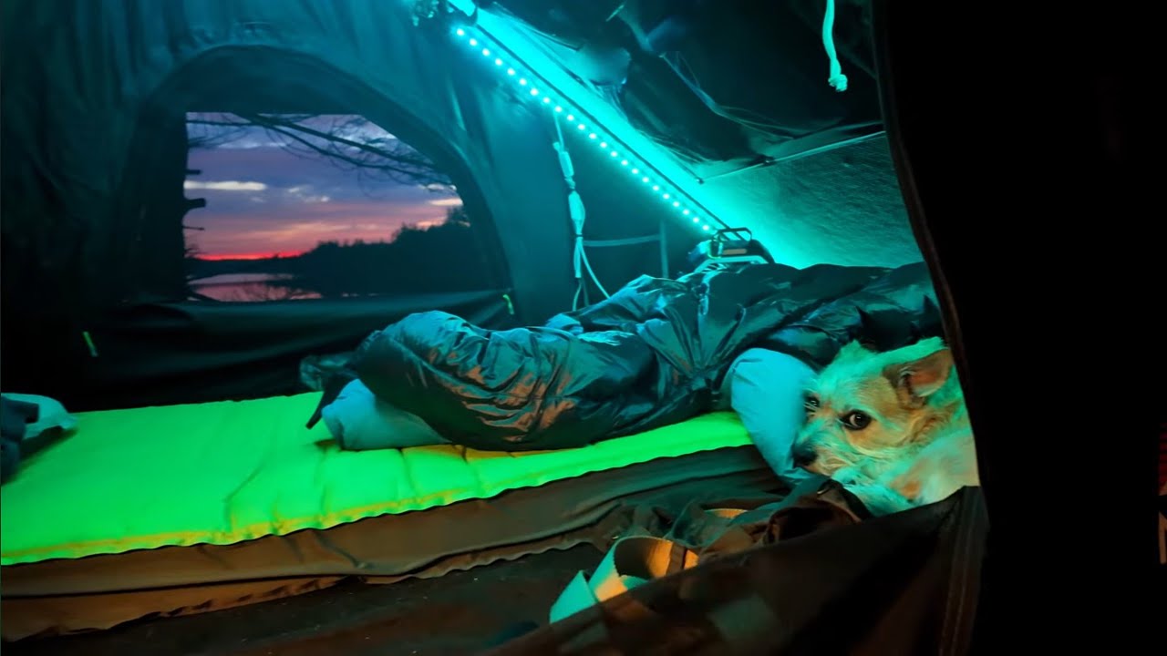 Truck Camping With The Most AMAZING Sunset EVER !!