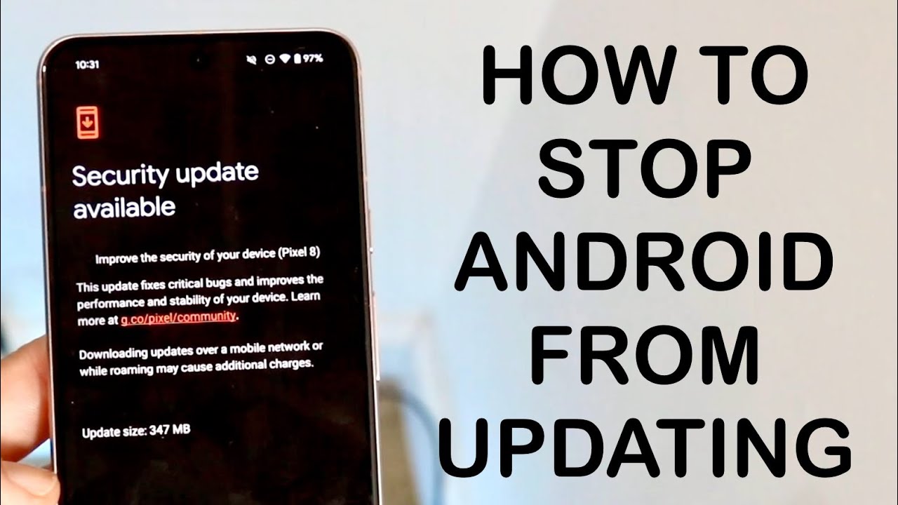 How To Stop Your Android From Updating! (2024)