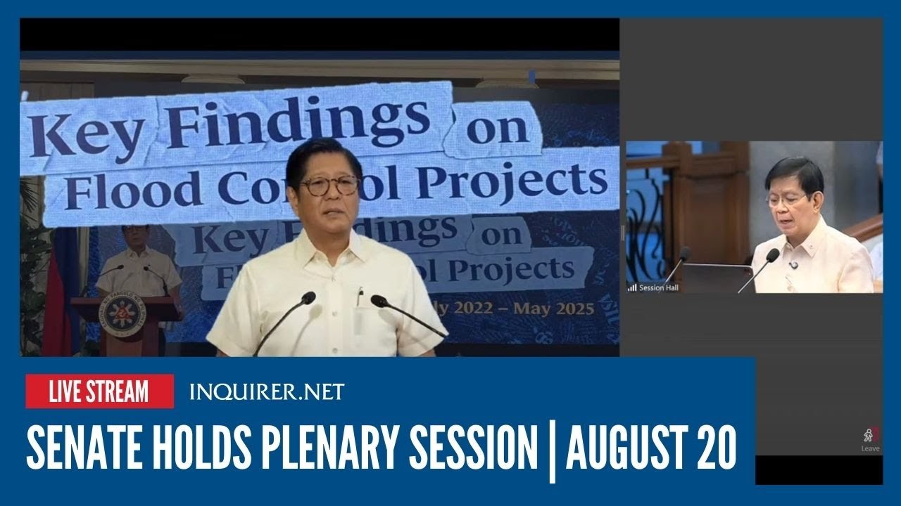 LIVE: Senate holds plenary session | August 20