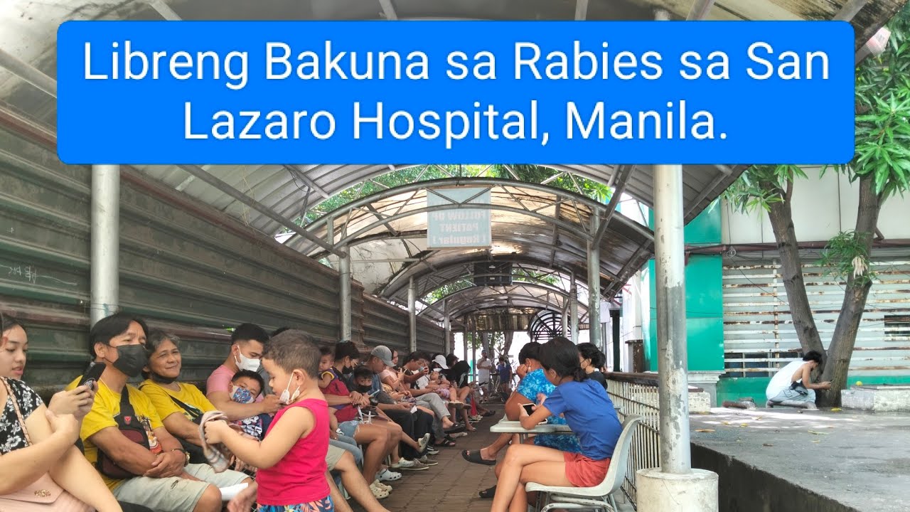 Libreng Anti-rabies Vaccine sa San Lazaro Hospital, Manila.