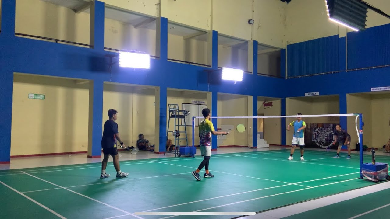 🔥Laga Panas Ganda Badminton Putra Sukabumi: habibi/bah amar vs a hary/a pedut. Siapa menang ?