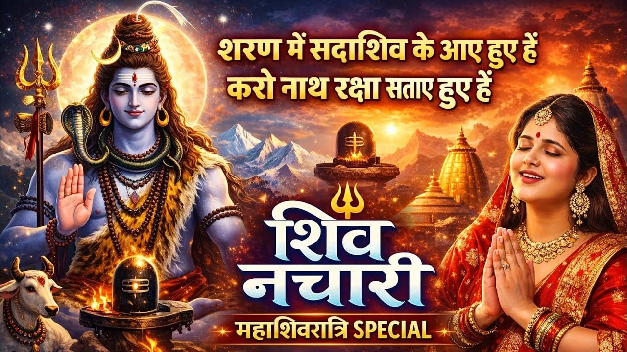 शरण में सदाशिव के आए हुए हैं 🙏 | सबसे भावुक शिव नचारीMahashivratri 2026 Special Bhajan#mahashivratri