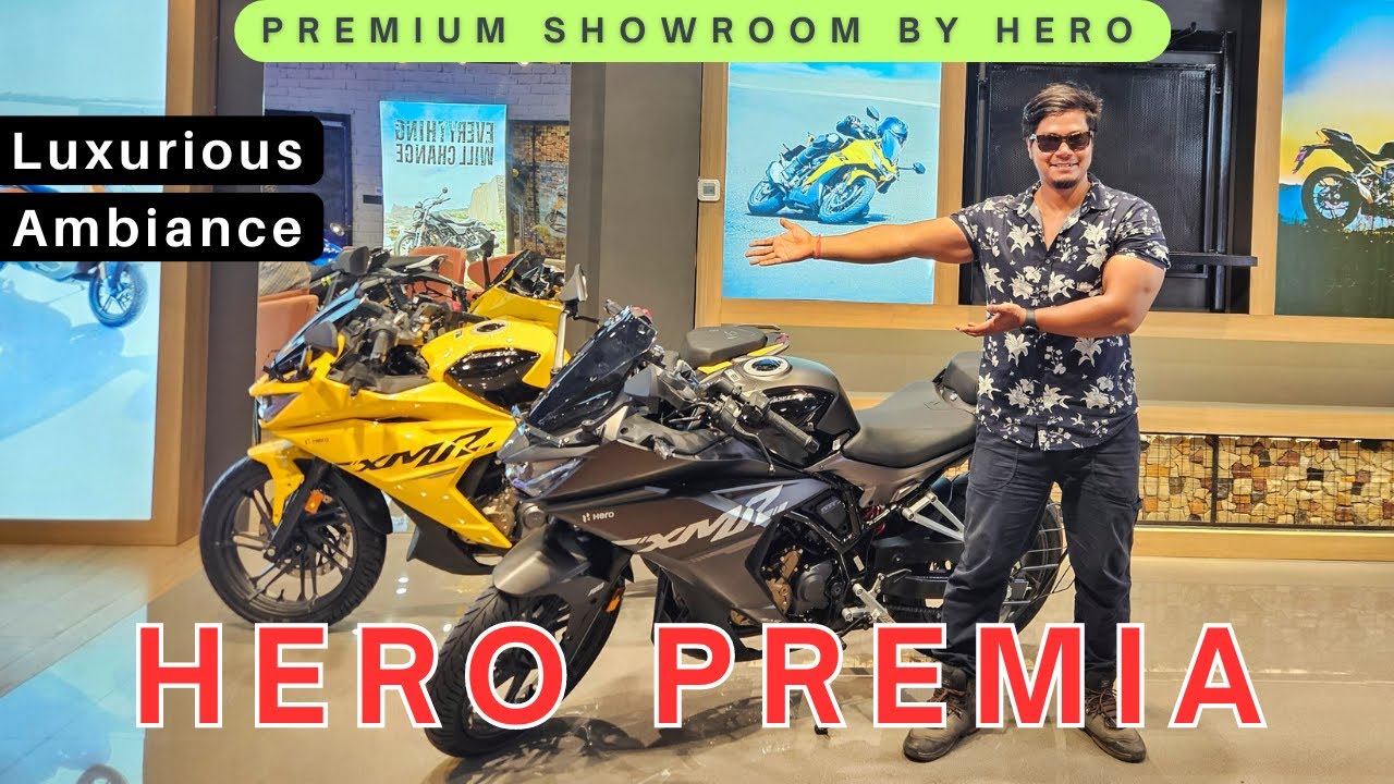 Hero Premia Showroom - Now in Lucknow! | The Most Premium Showroom By Hero