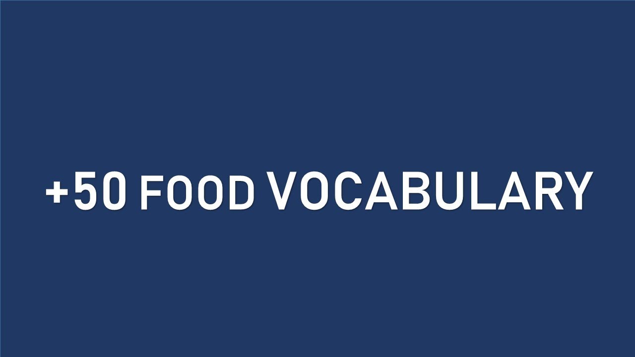 +50 Food Vocabulary  |  Sudanese Arabic