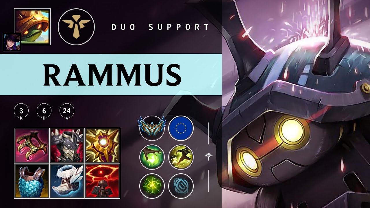 Rammus Support vs Bard - EUW Challenger Patch 25.24
