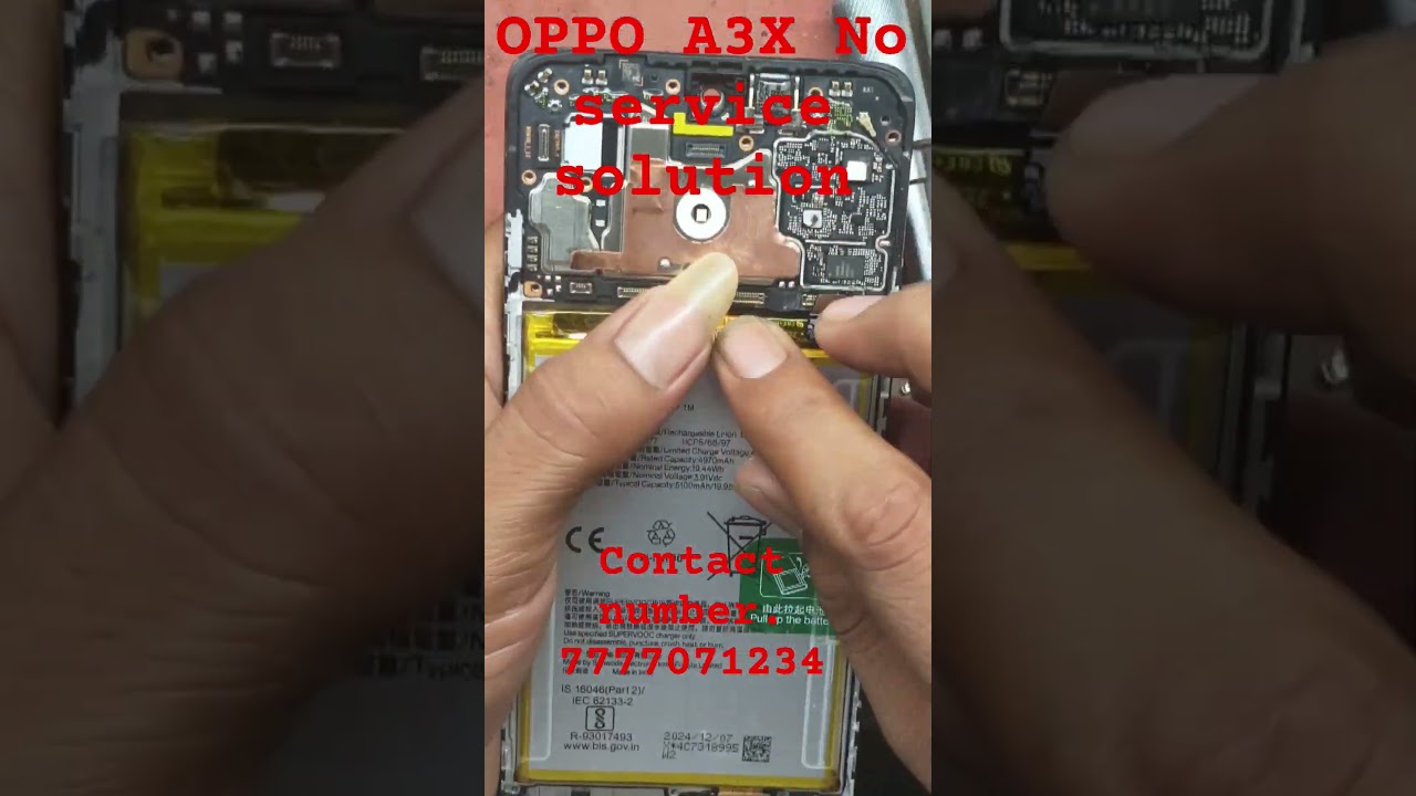 oppo A3X no service solution#india #mobilerepairing #smartphone #mobile #repair #cellphone #unboxing