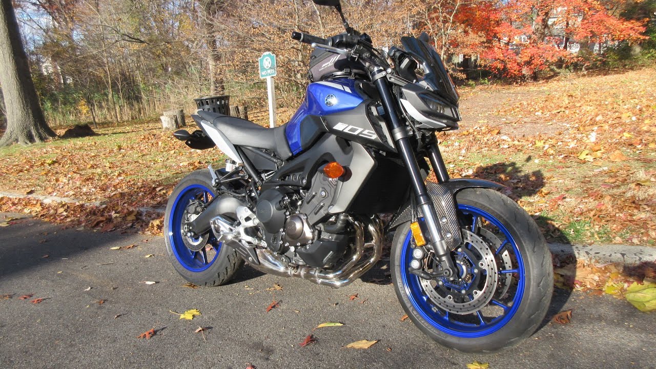 MT09 YAMAHA 2020 FIRST DAY TEST ON NEW WINDSCREEN.