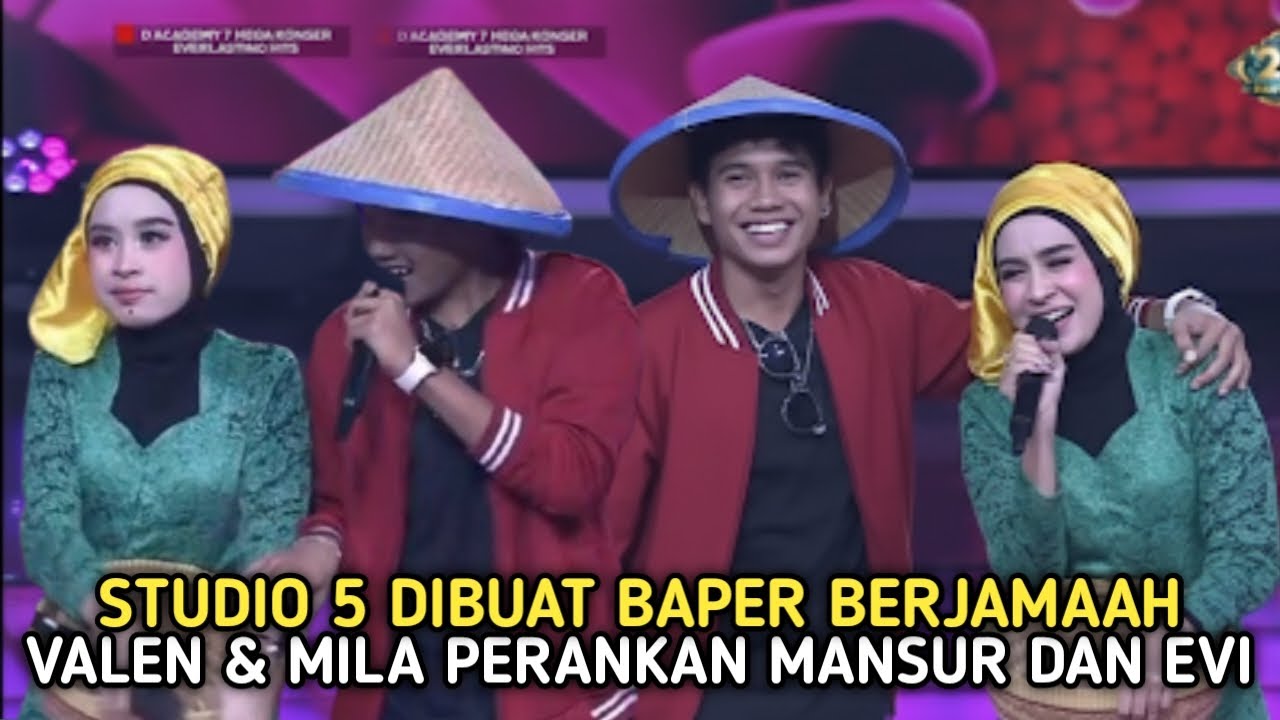 Totalitas Banget!! Valen & Mila Sukses Perankan Mansur.s Dan Elvi Sukaesih Di Mega Konser Malam Ini.
