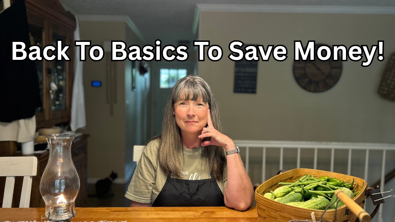 SAVE MONEY by Going Back to the Basics! //Frugal Living