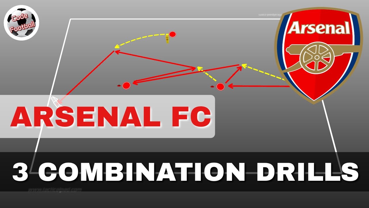 Three top combination passing exercises from Arsenal FC training!