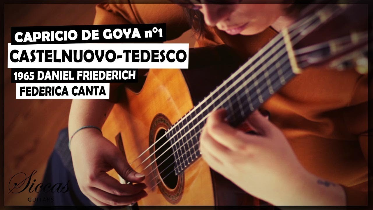 Federica Canta plays Capricho de Goya No.1 by Mario Castelnuovo Tedesco on a 1965 Daniel Friederich