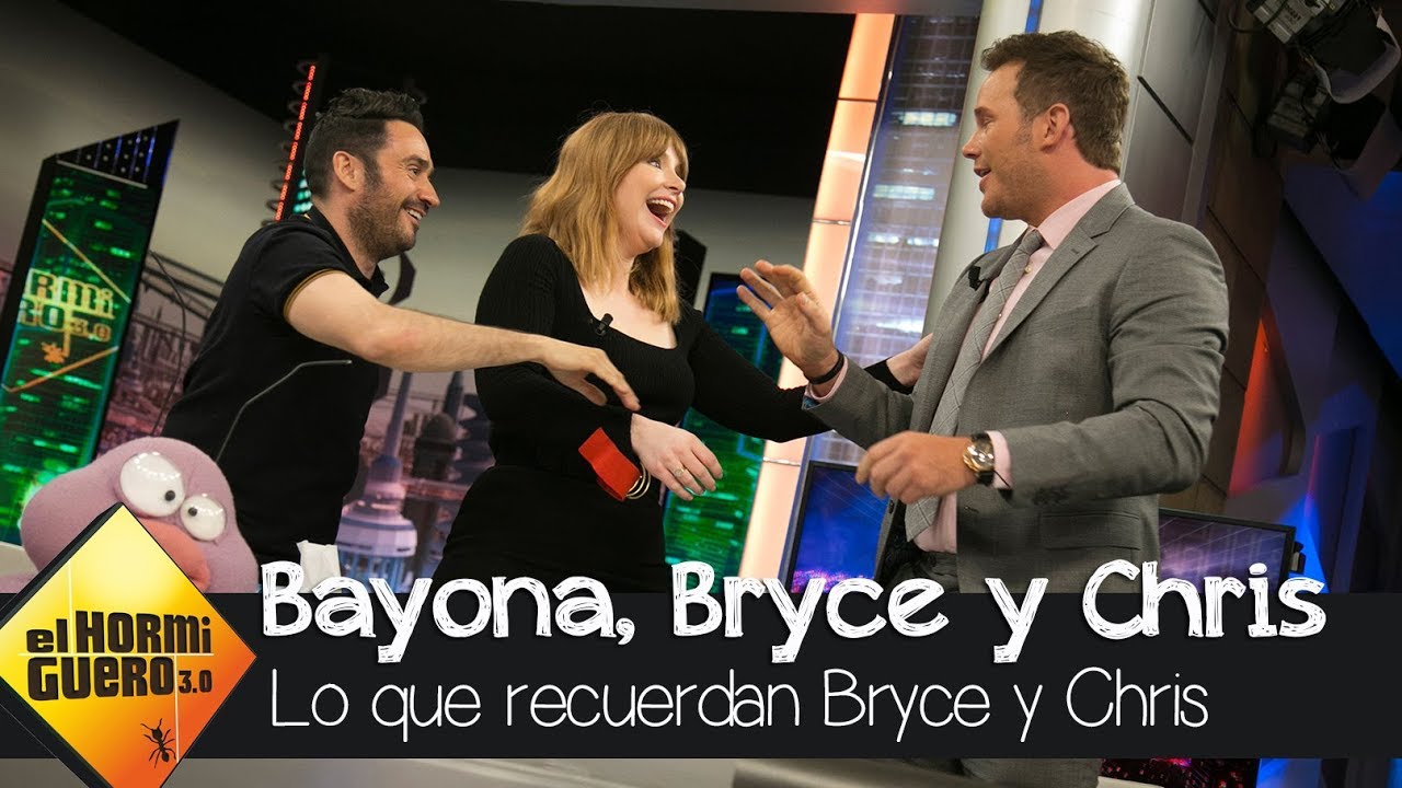 Chris Pratt y Bryce Dallas Howard cuentan en 'El Hormiguero 3.0' qué recuerdo se han quedado