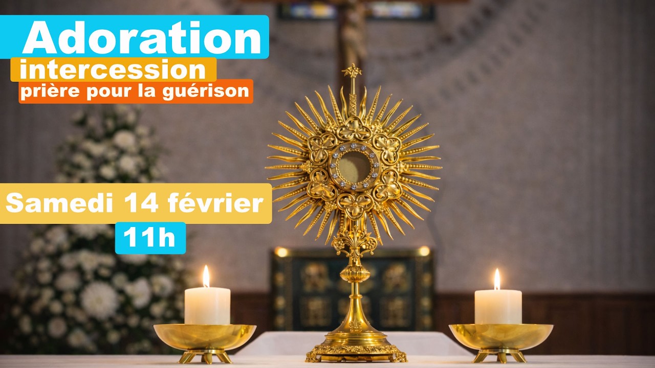 [14Fev_11h] Adoration dans l'esprit de Medjugorje : silence, paroles, chants