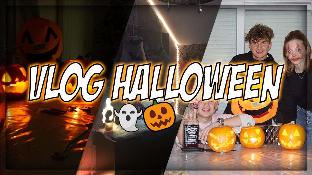 🎃VLOG HALLOWEEN + SETUP 🎃 (Prank, Citrouille, Setup décor...) w/Zenno & Enyleam