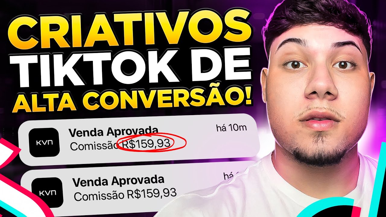 NOVO!! DESCOBRIR OS MELHORES CRIATIVOS DE ALTA CONVERSÃO PARA TIKTOKADS *ninguém sabia*