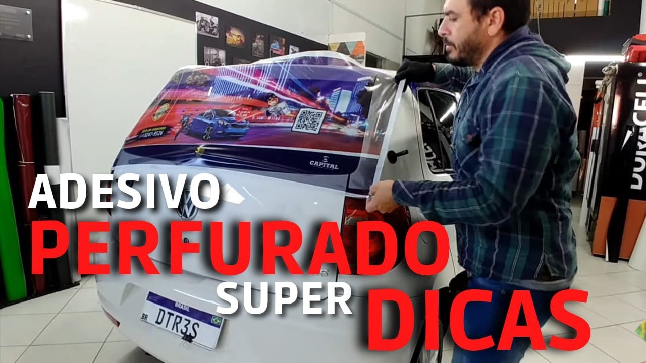Adesivo Perfurado Fox. Como aplicar? Vou te ensinar o Passo a Passo mais simples com Super Dicas.