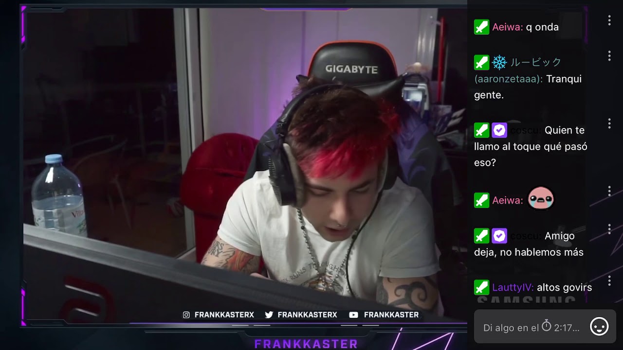 COSCU Y FRANKKASTER DISCUTEN EN DIRECTO
