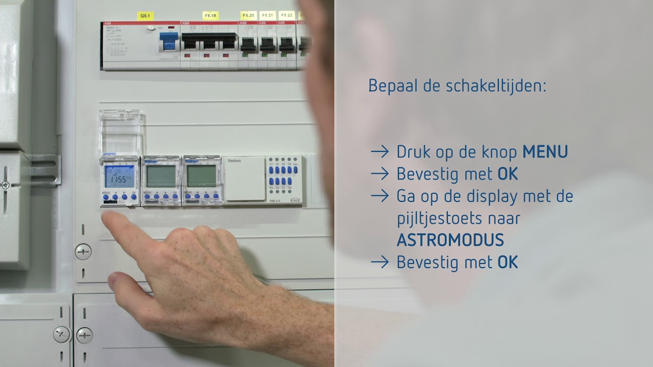 Theben SELEKTA top3 –Astromodus instellen / Offset bepalen
