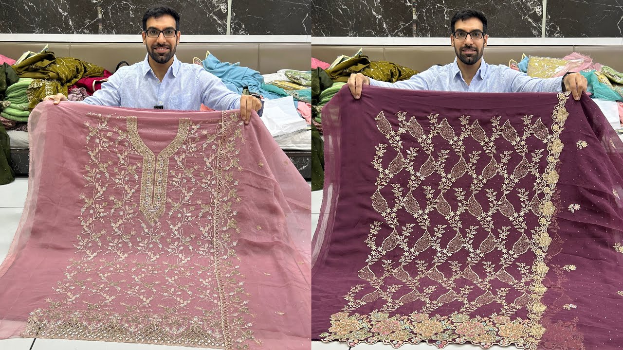 Eid Ramadan Luxury suits |  सूट बनते है यहाँ होलसेलर भी लेते है सूट | Trending suit collection 😍
