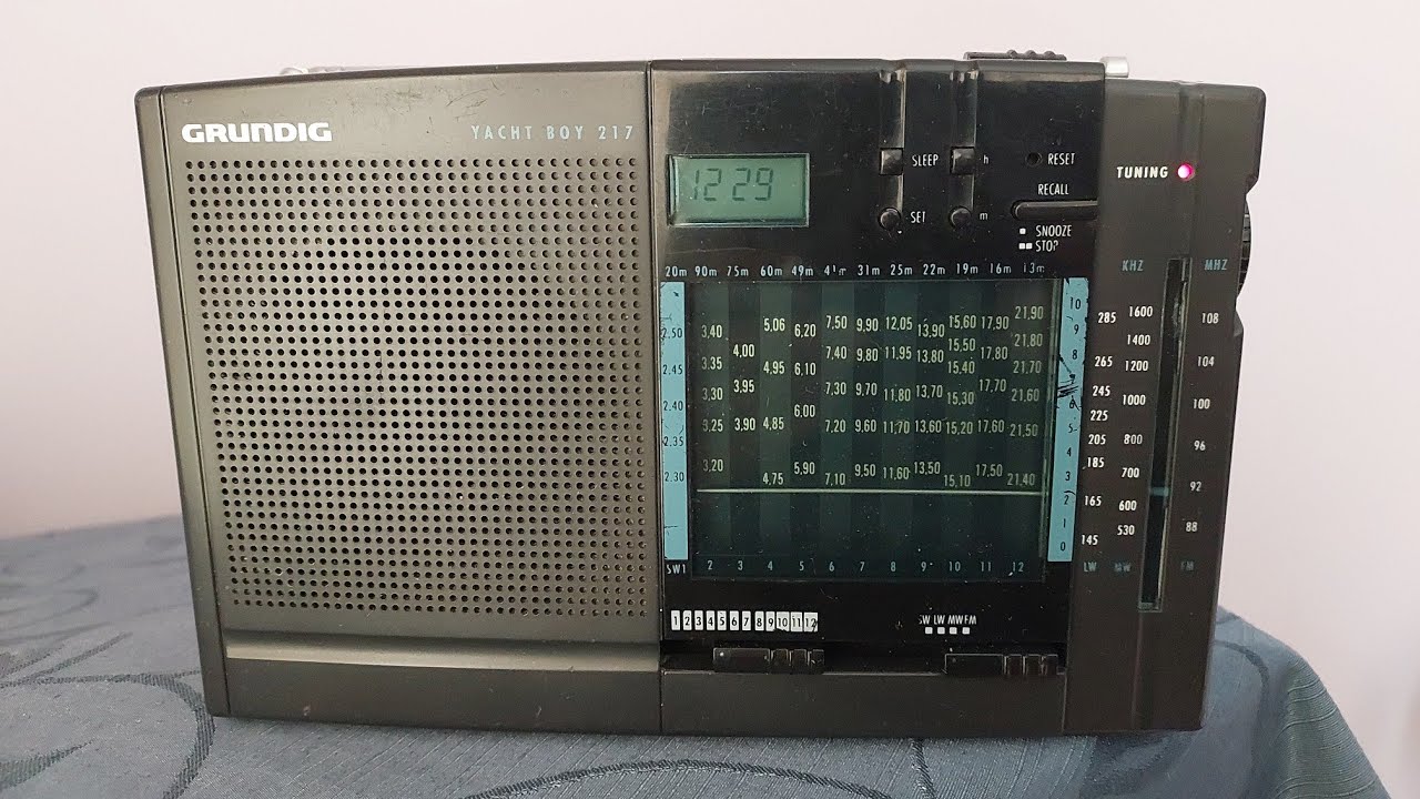 GRUNDIG YACHT BOY 217 Radyoda SW & MW BAND TESTLERİ ve Radyo İncelemesi