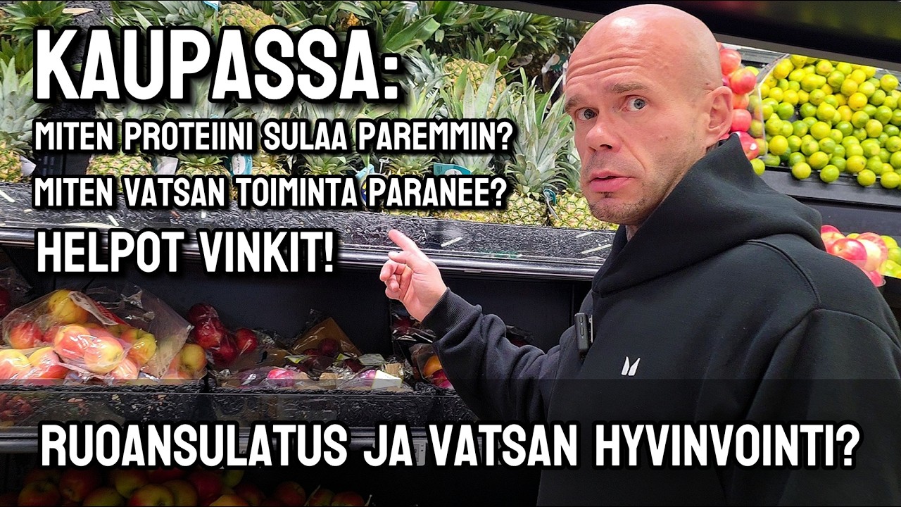 KAUPASSA: Ruoansulatus ja vatsan hyvinvointi?