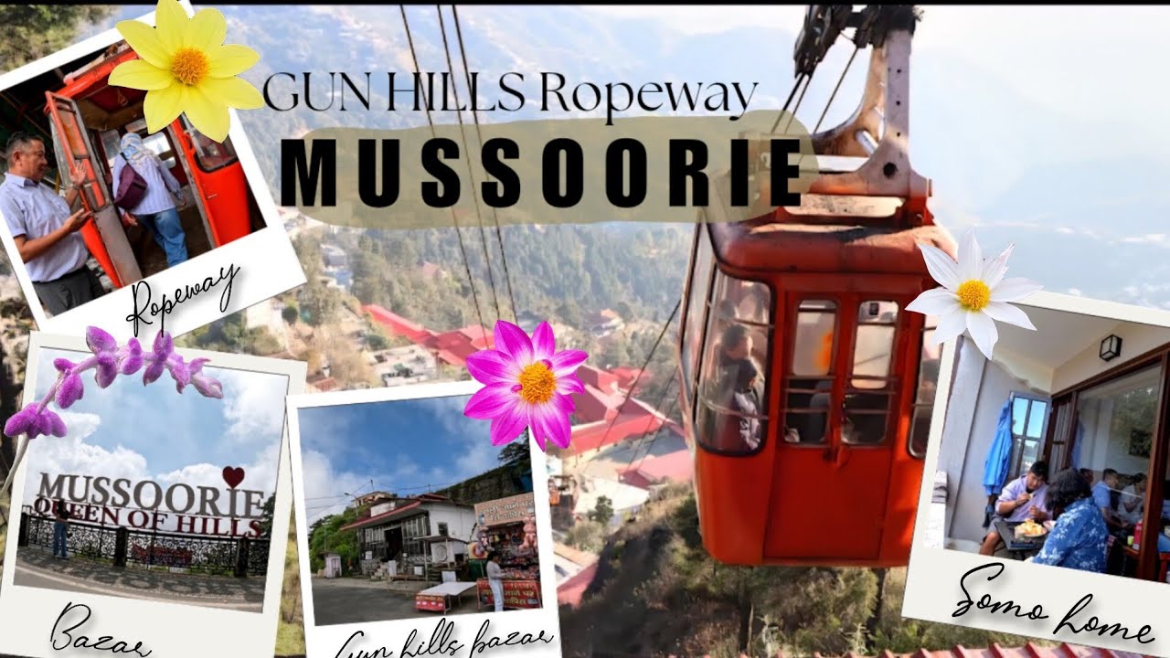 ( GUN HILL ) Mussoorie Ropeway| Mussoorie bazar tour | Queen of Hills | #tibetanvlogger #mussoorie 