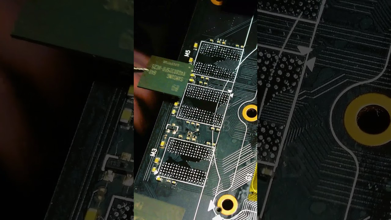 NVIDEA GPU REPAIR #RTX #GTX #RX #AMD #ELECTRONIC #REPAIR  #SOLDERING #SATISFYING #ASMR #NVIDEA #TECH