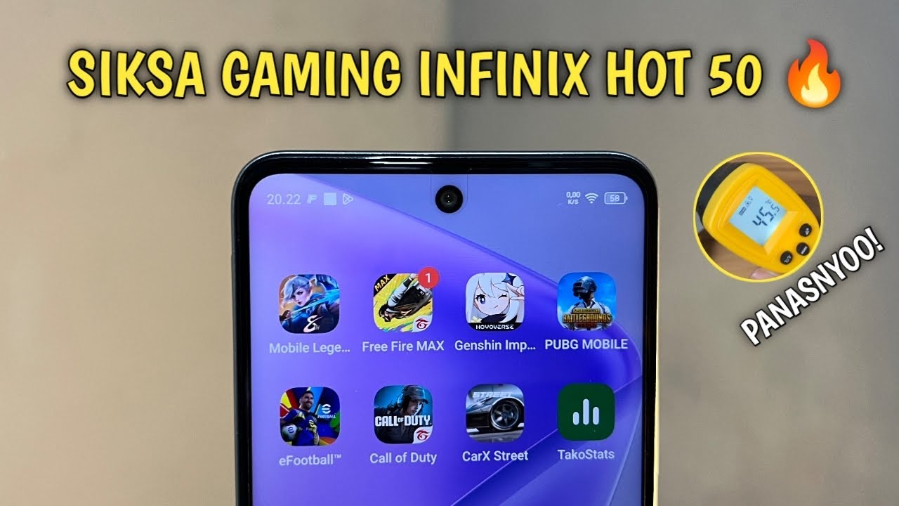 SEKENCENG APA HELIO G100? Gaming Test Infinix Hot 50 - Test 7 Game Berat!
