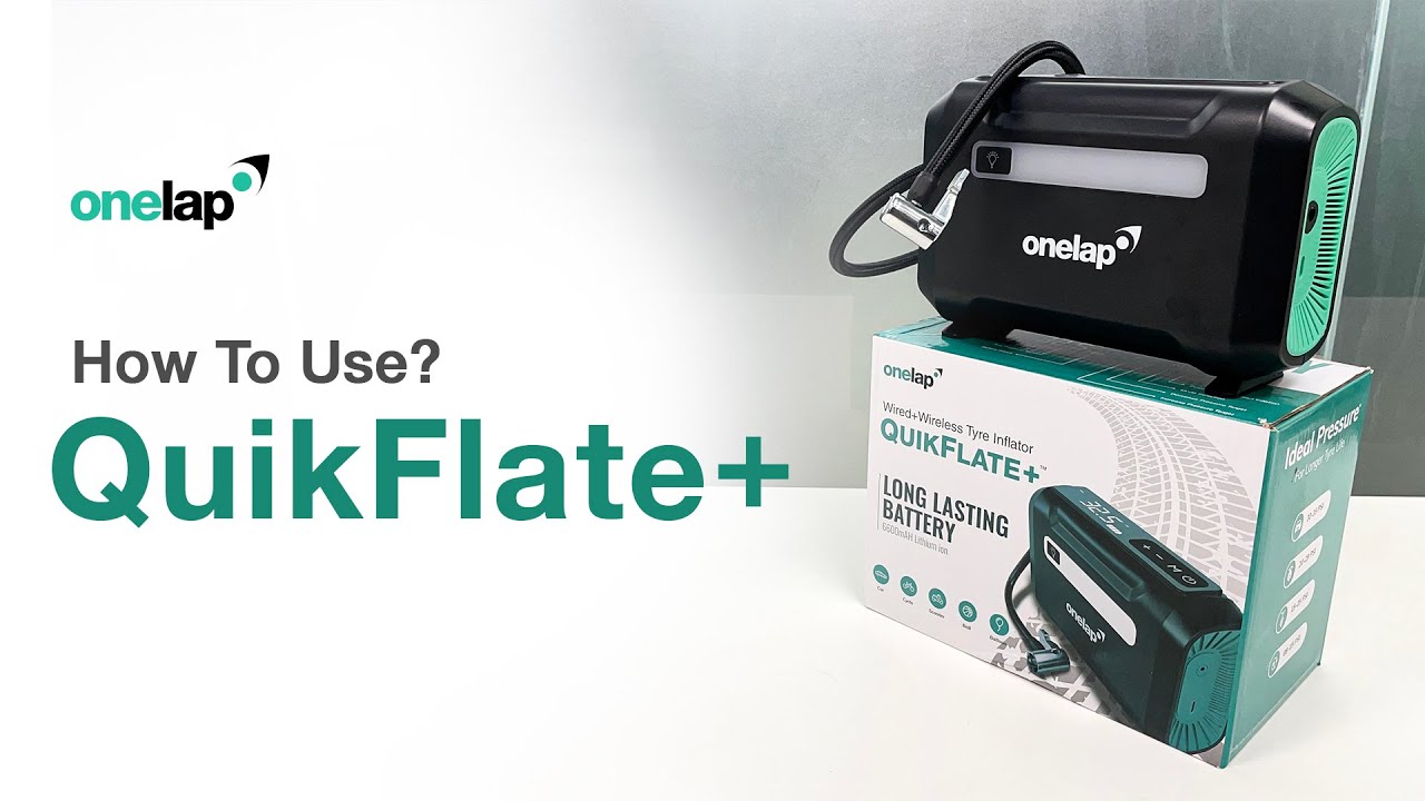 How to use? - QuikFlate Plus Wireless Tyre Inflator