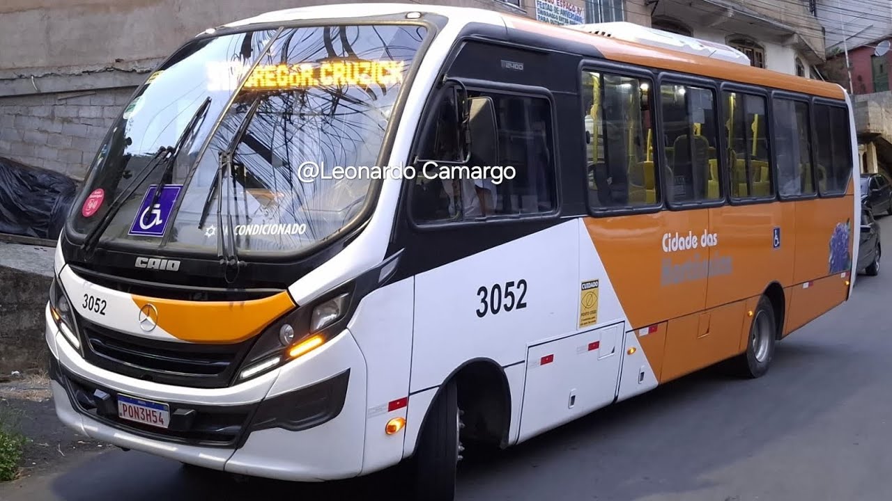 Linha 317 Terminal Itamarati X Bela Vista / Gregório Cruzick com o Caio F2400 (Carro 3052) Da CDH
