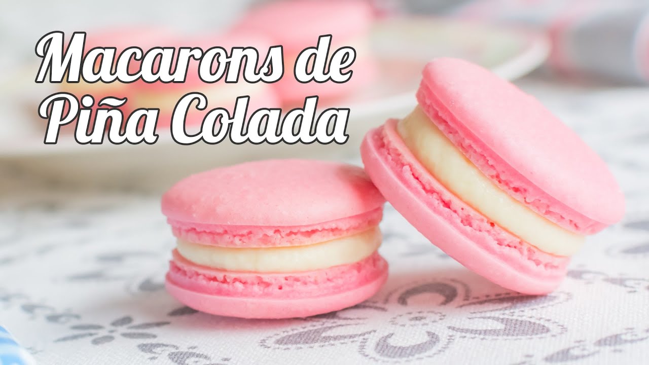 Macarons de Piña Colada | #11 Mesa dulce para Baby Shower | Quiero Cupcakes!
