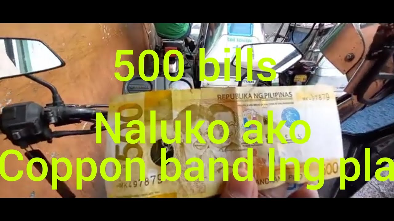 beware Fake 500 pesos bill binayaran aq ng pasahero..