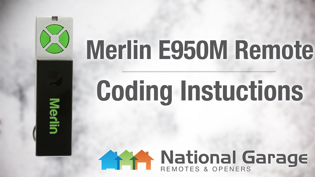 Coding Instructions - Merlin E950M Remote