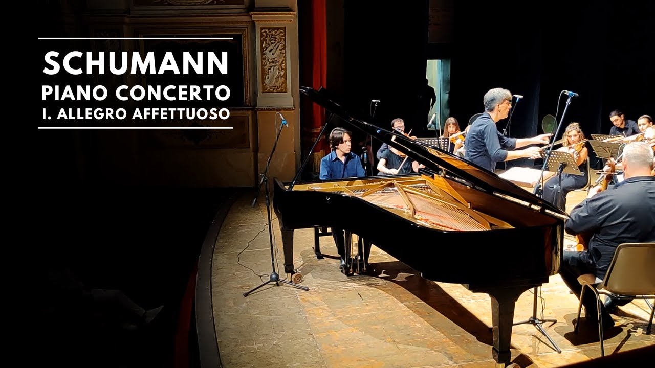 Schumann - Piano Concerto in A minor, Op. 54, I. Allegro affettuoso - J. Gámez & Francesco D'Ovidio