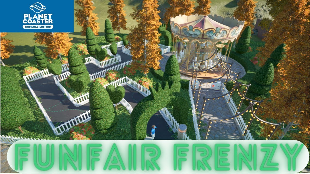 CAROUSELS AND CATERING! | FUNFAIR FRENZY | LET'S PLAY PLANET COASTER CONSOLE EDITION | Episode #9
