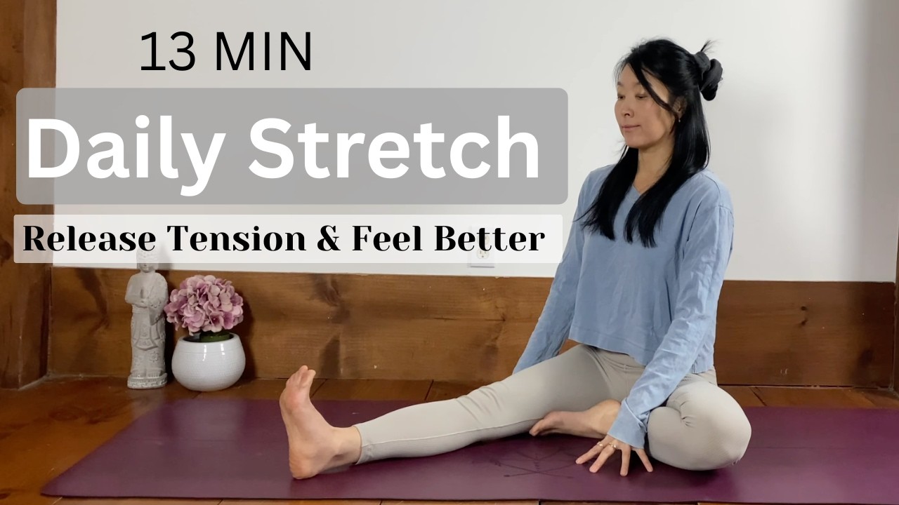 13 Min Daily Yoga Stretch to Release Tension & Feel BETTER ㅣ Short & Sweet Stretch