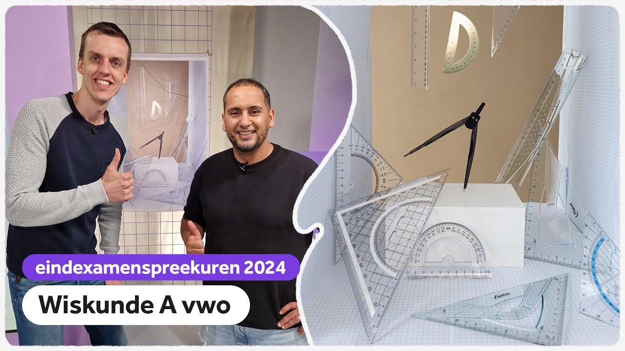 Examenspreekuur wiskunde A vwo met Menno en Meester Mo