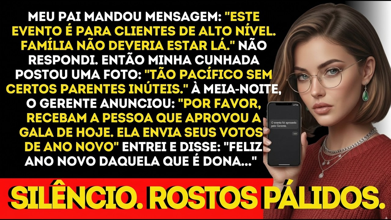 Meu pai me proibiu da gala — então: “Bem-vindo, o dono.”