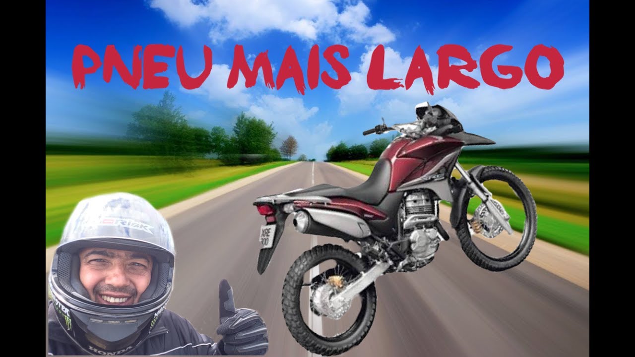 XRE 300 com pneu mais largo!