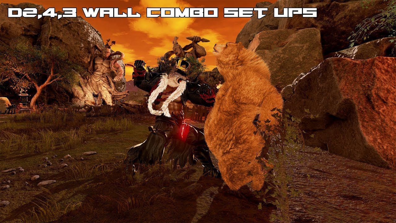 Armor King d2,4,3 wall combo set ups