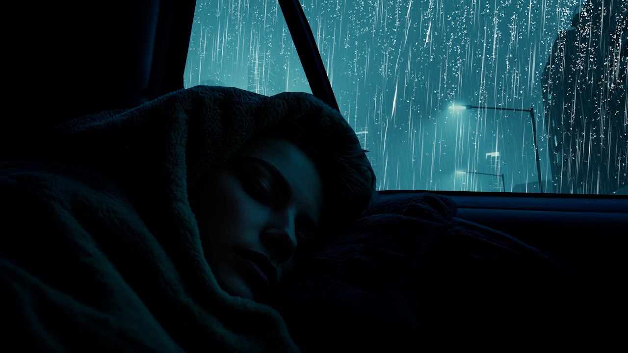 Relaxing Rainy Night Drive | Soothing Rain Sounds for Deep Sleep and Relaxation