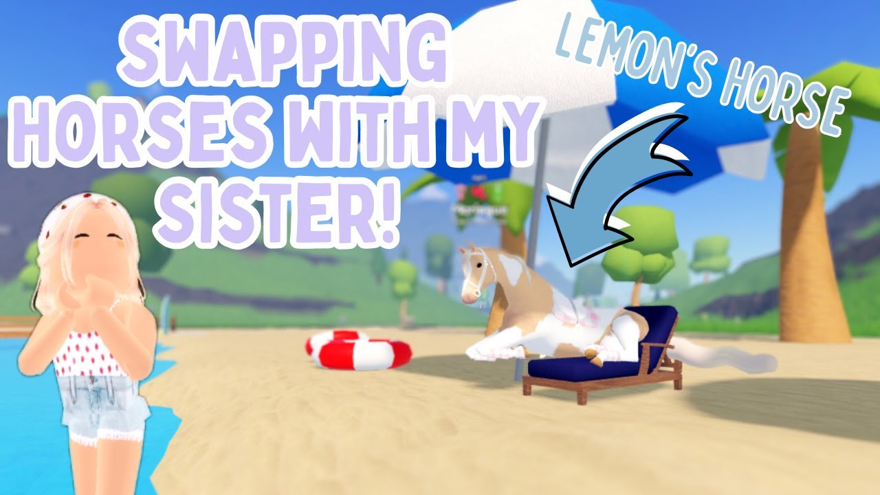 SWAPPING HORSES WITH MY SISTER! *Hanging with Meringue* | Wild Horse Islands